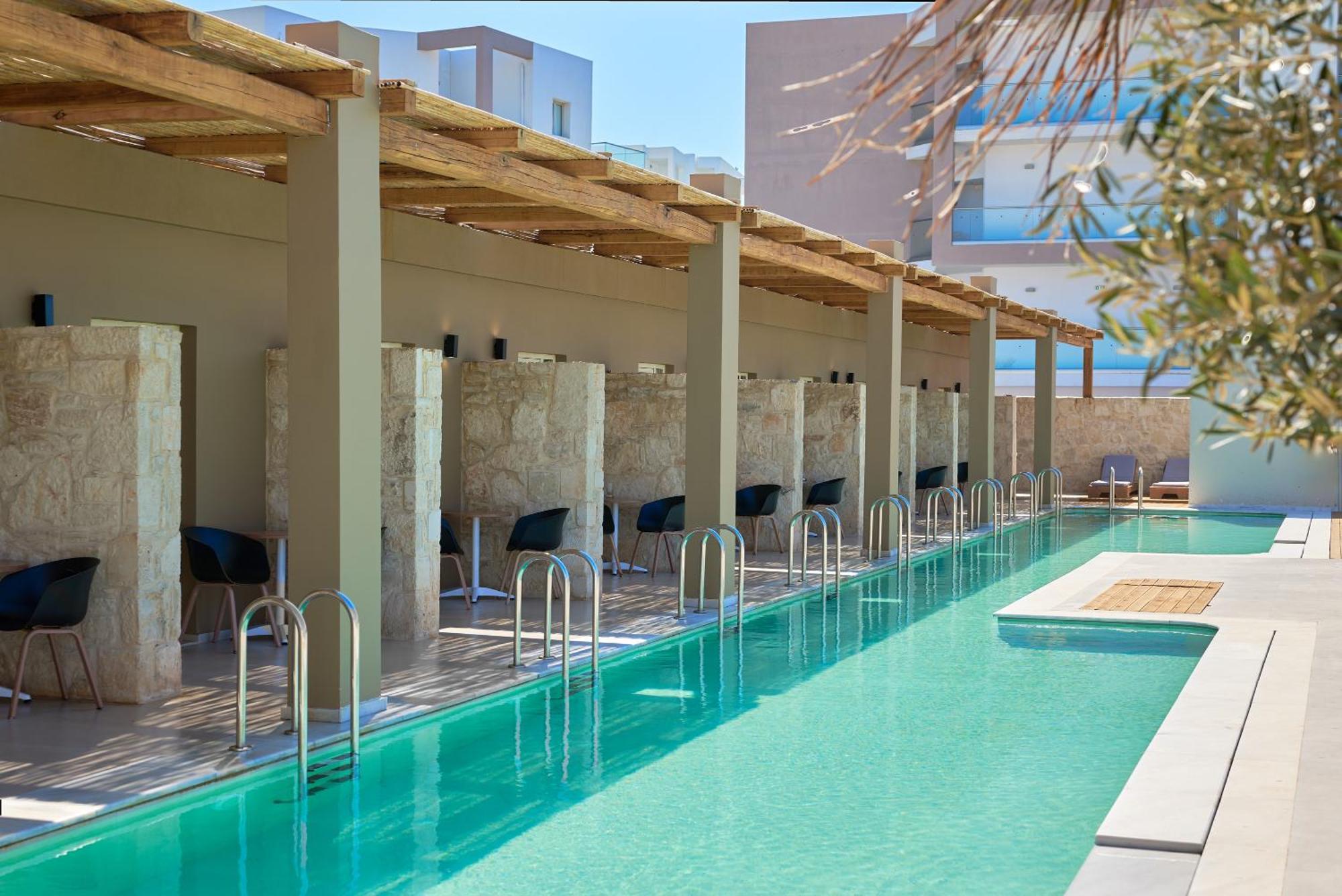 Malia Bay Beach Hotel & Bungalows Eksteriør billede