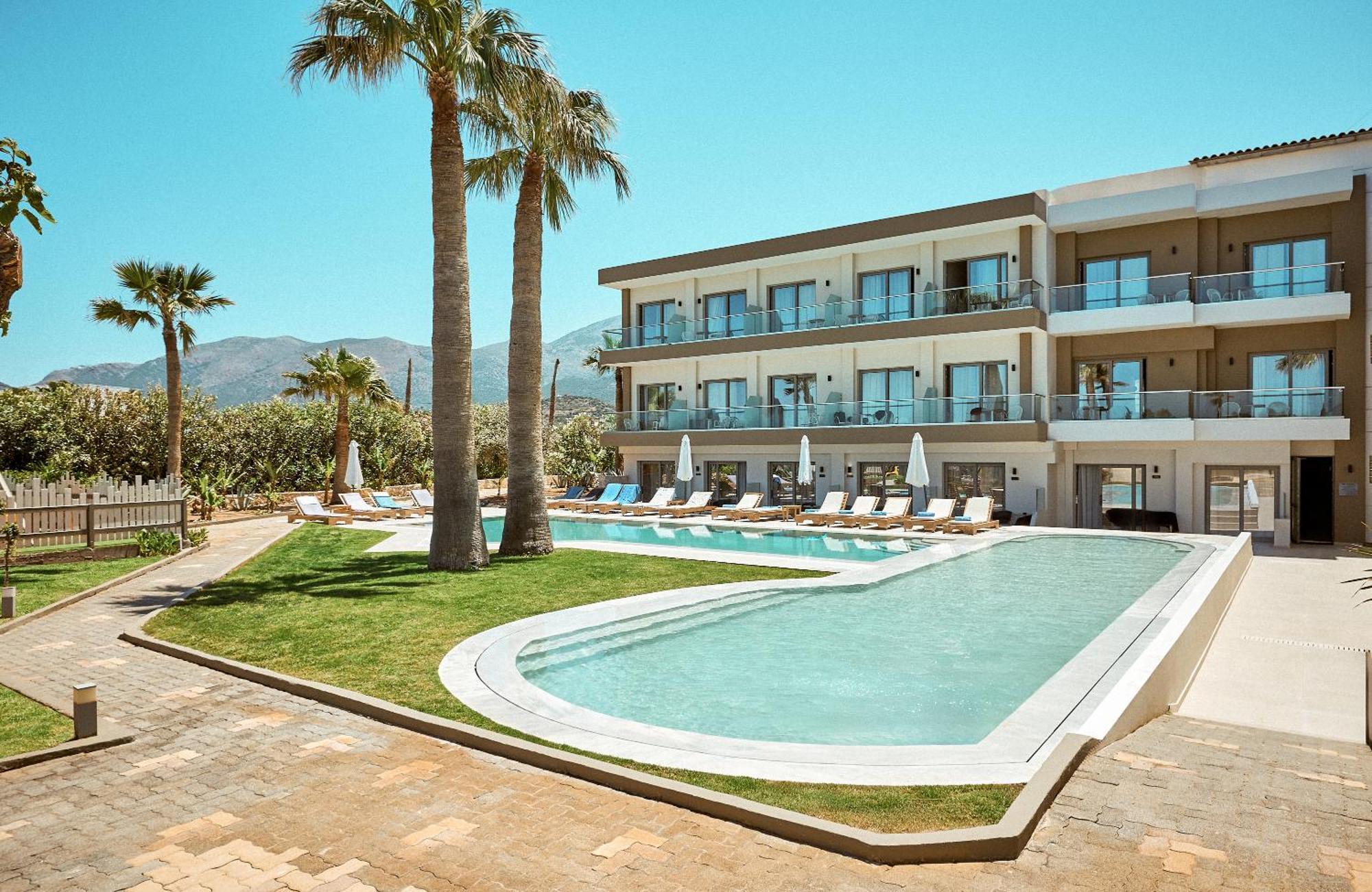 Malia Bay Beach Hotel & Bungalows Eksteriør billede