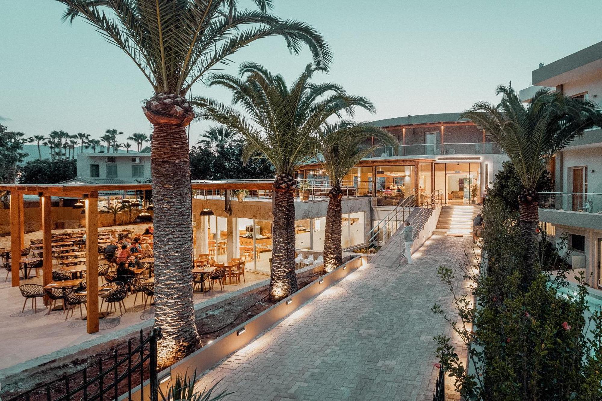 Malia Bay Beach Hotel & Bungalows Eksteriør billede