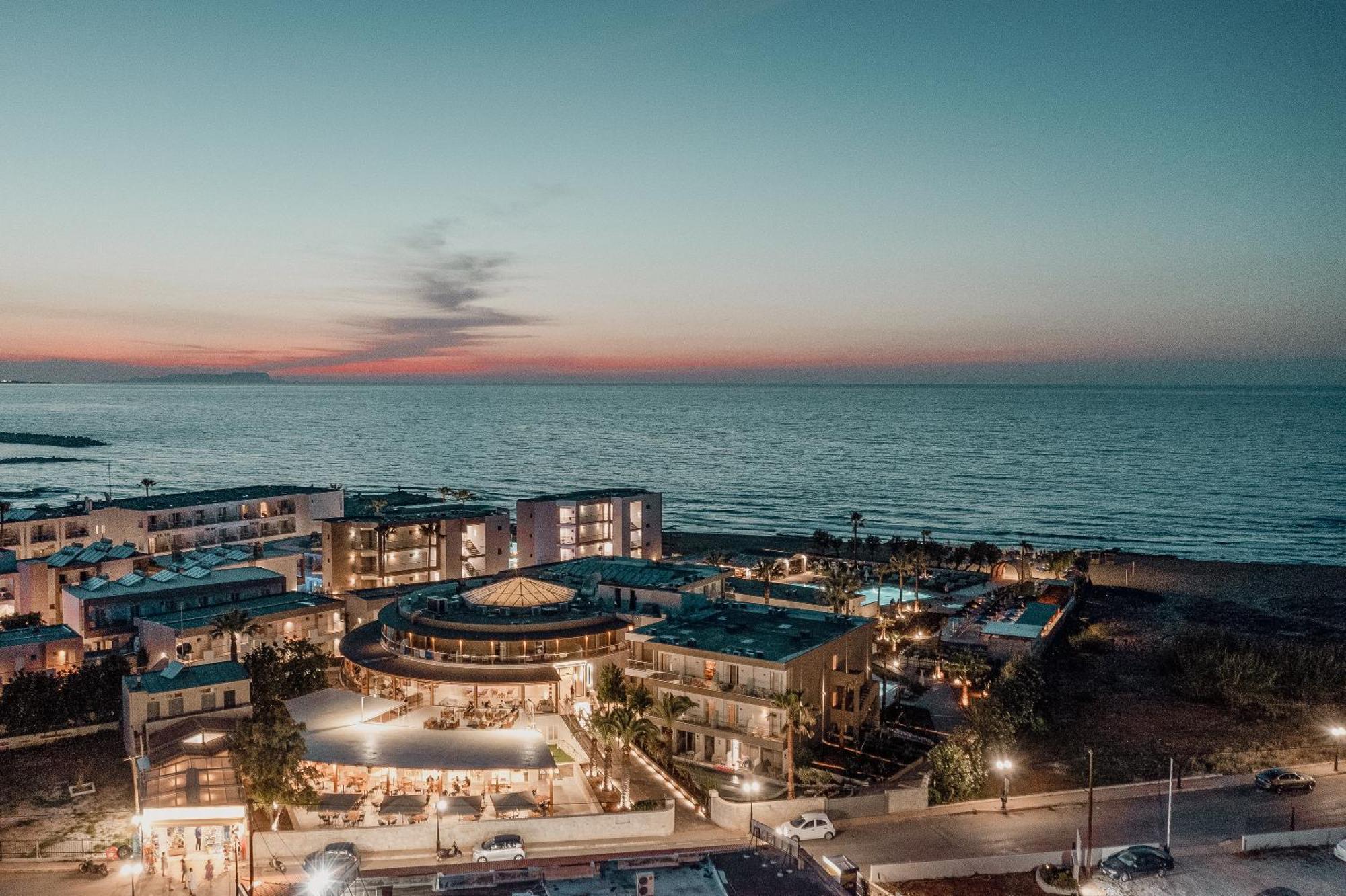 Malia Bay Beach Hotel & Bungalows Eksteriør billede