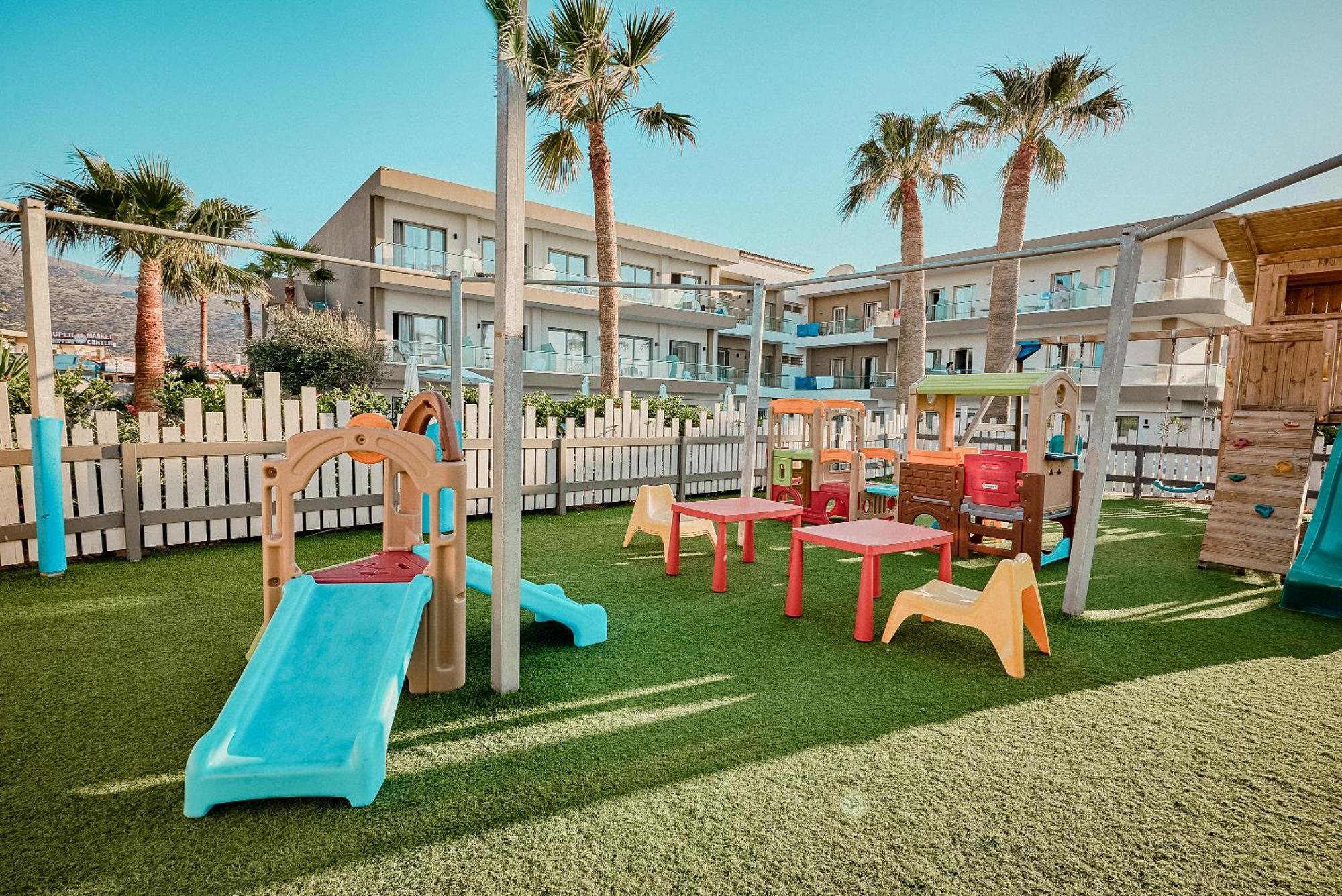 Malia Bay Beach Hotel & Bungalows Eksteriør billede